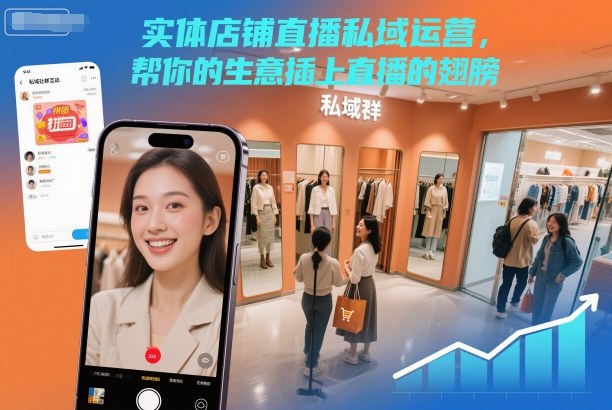 实体店铺直播私域运营，帮你的生意插上直播的翅膀-Ai创业网