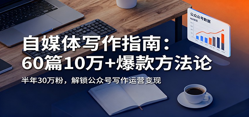 自媒体写作指南：60篇10万+爆款方法论，半年30万粉，解锁公众号写作运营变现-Ai创业网