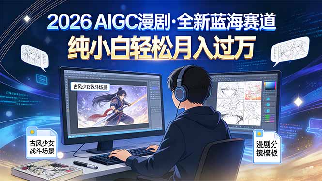 2026年全新蓝海赛道，纯小白轻松月入过万-Ai创业网