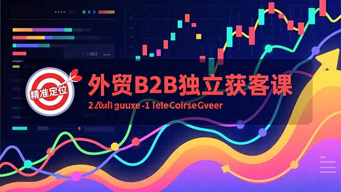 外贸B2B独立获客课，Facebook主页搭建、消息互动广告、精准定位，打造高询盘系统-Ai创业网