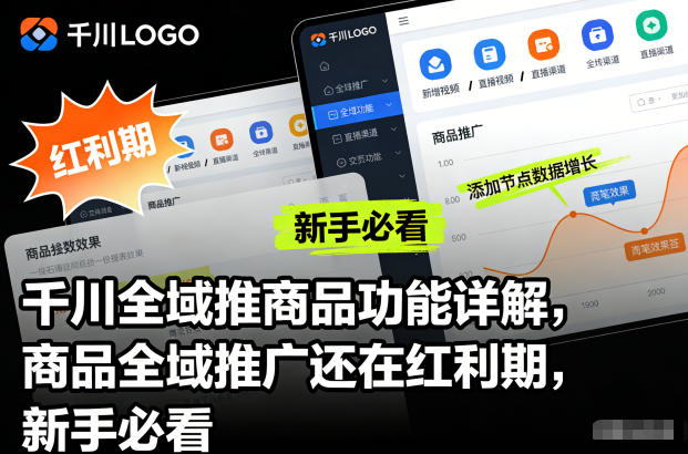 千川全域推商品功能详解，商品全域推广还在红利期，新手必看-Ai创业网