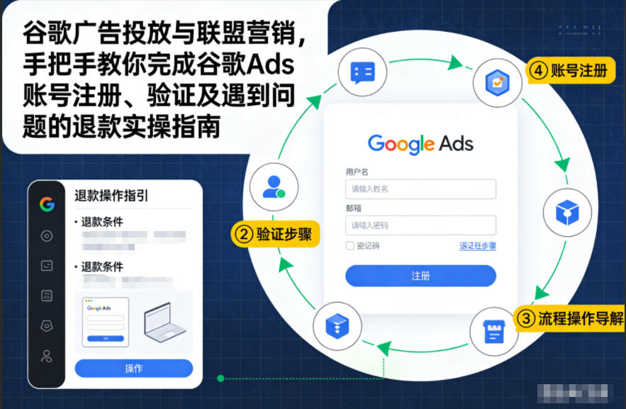 谷歌广告投放与联盟营销，手把手教你完成谷歌Ads账号注册、验证及遇到问题的退款实操指南-Ai创业网