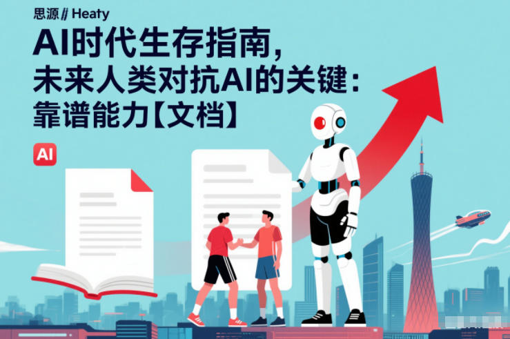 AI时代生存指南，未来人类对抗AI的关键：靠谱能力【文档】-Ai创业网