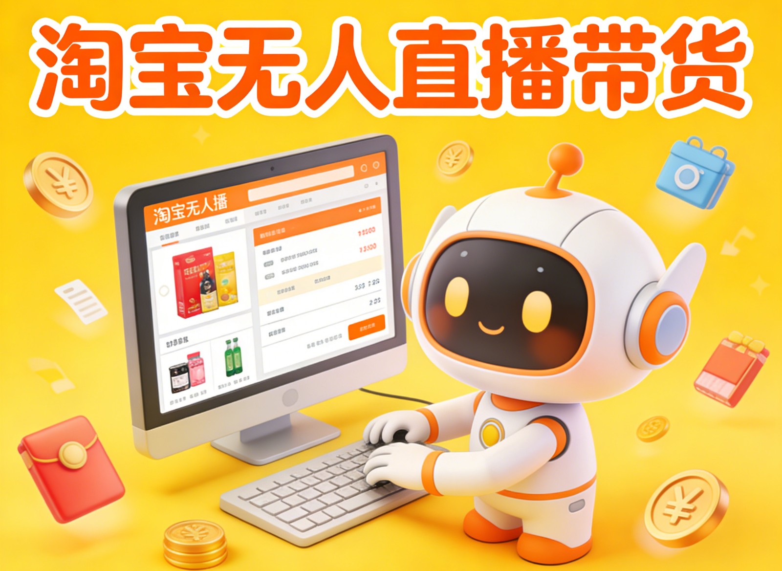淘宝无人直播带货，24小时自动卖货，月佣金1W+，不违规不封号，不用露脸-Ai创业网
