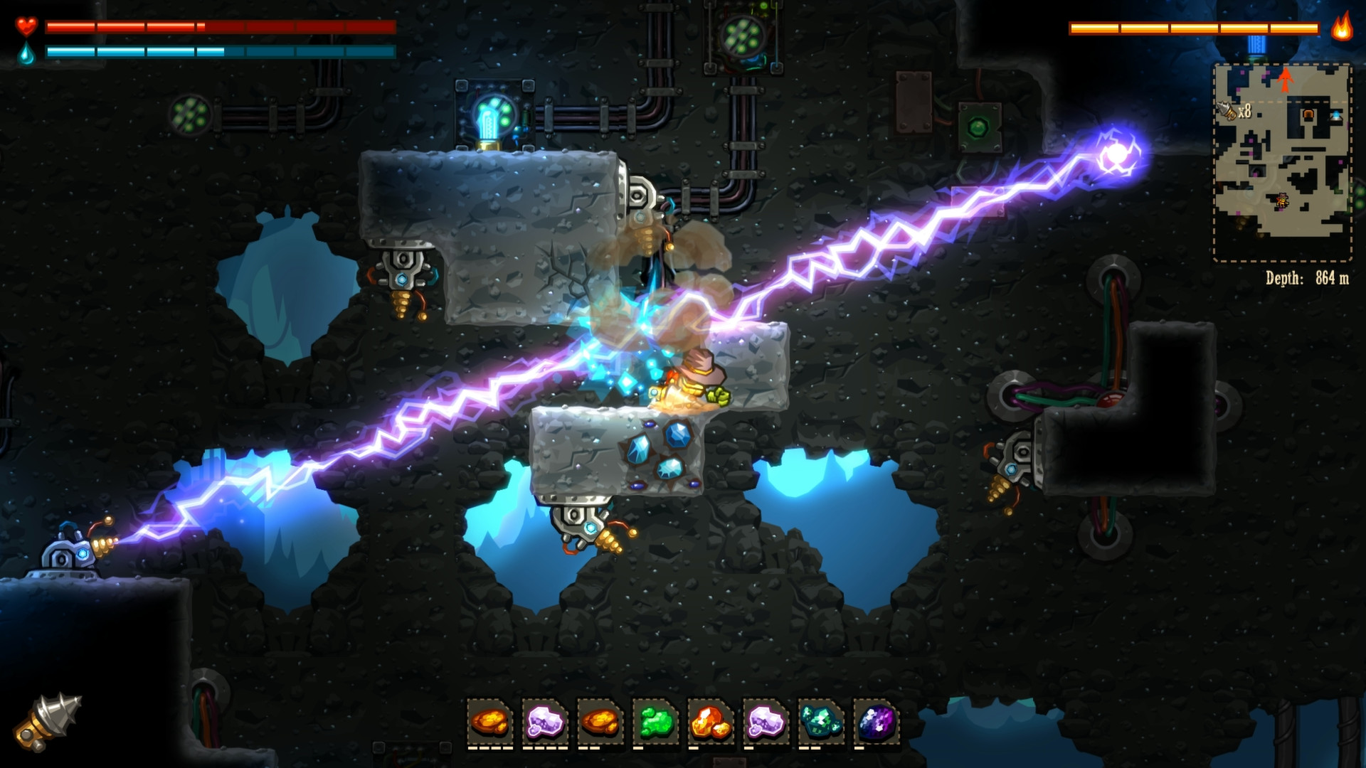 《蒸汽世界：挖掘 SteamWorld Dig》Switch英文版NSP下载 – 含1.12.0补丁-Ai创业网