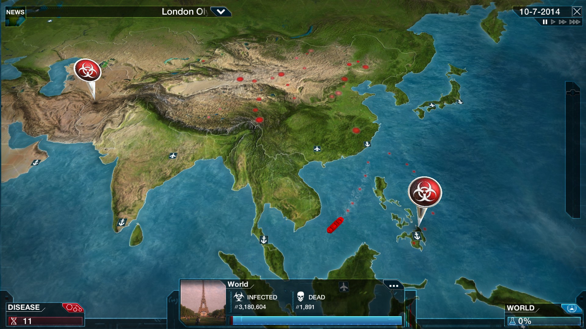 PC游戏《瘟疫公司：物竞天择/瘟疫公司：进化/Plague Inc: Evolved》中文+Build.21244809下载-Ai创业网