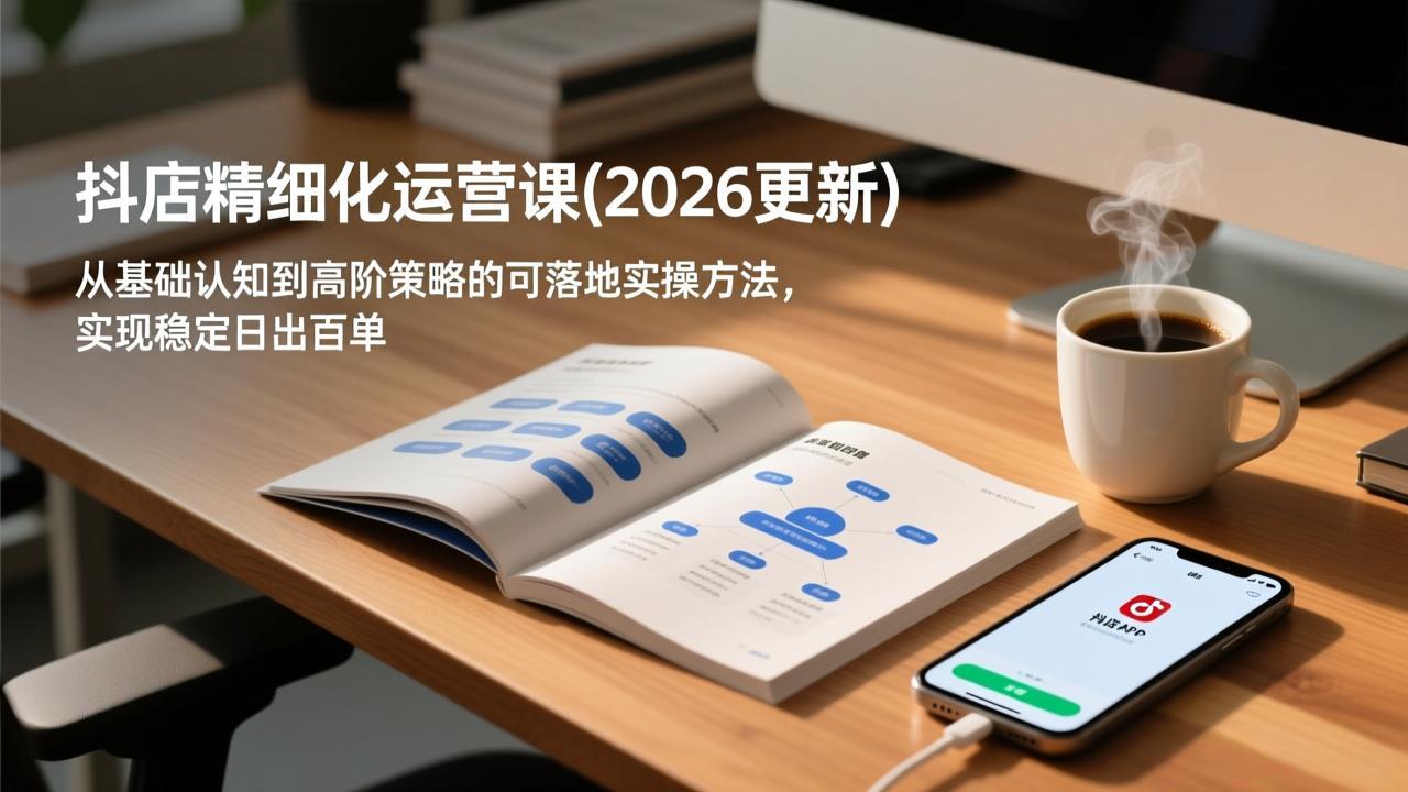 抖店精细化运营课(2026更新-Ai创业网
