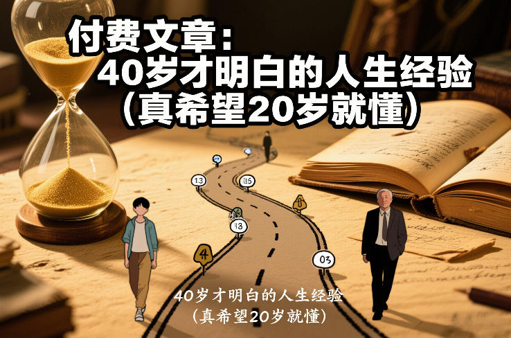 付费文章：40岁才明白的人生经验(真希望20岁就懂)-Ai创业网