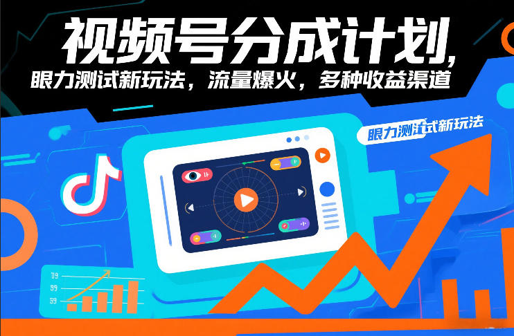 视频号分成计划，眼力测试新玩法，流量爆火，多种收益渠道-Ai创业网
