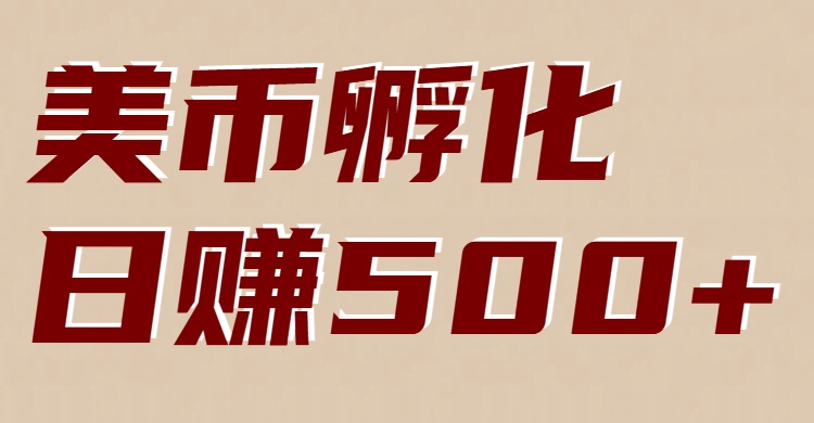 美币孵化项目：电脑全自动挂机赚美金，小白轻松上手-Ai创业网