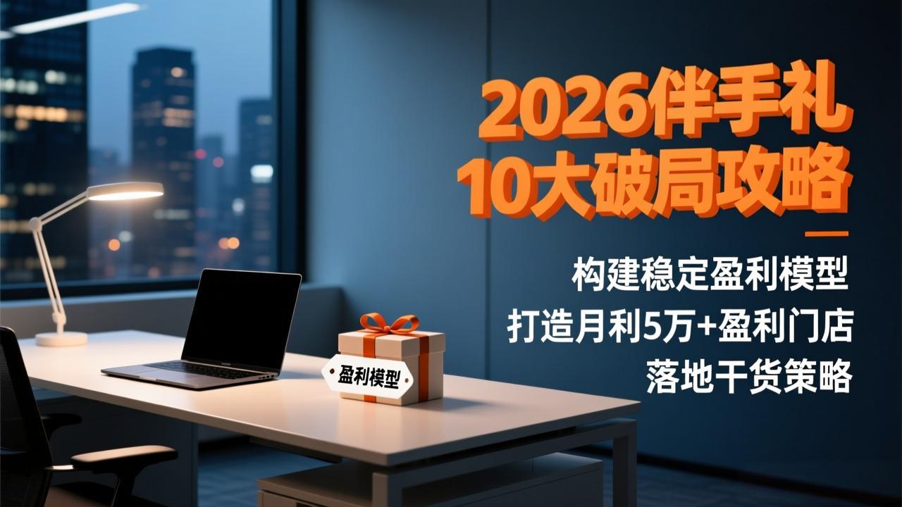 2026伴手礼10大破局攻略：构建稳定盈利模型，打造月利5万+盈利门店，落地干货策略-Ai创业网