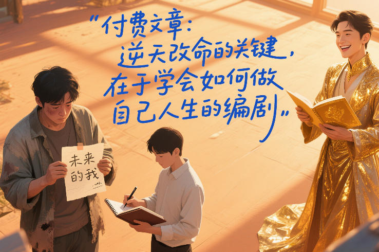 付费文章：逆天改命的关键，在于学会如何做自己人生的编剧-Ai创业网
