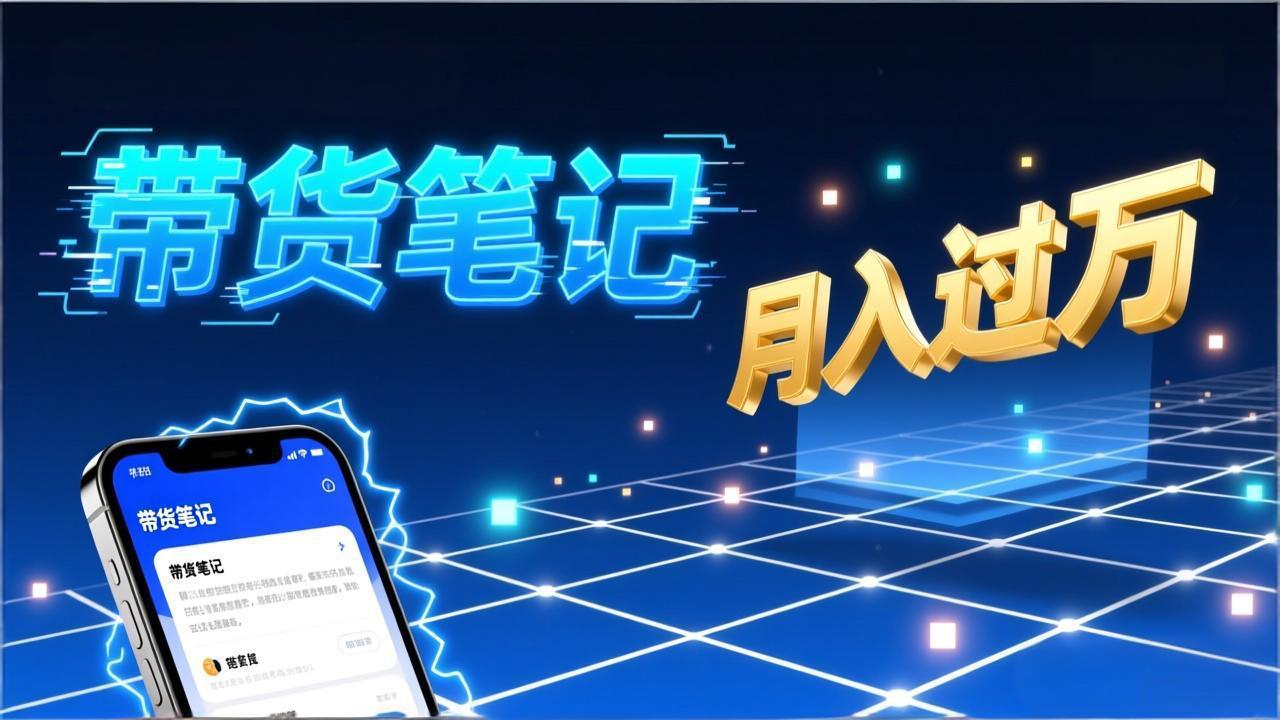 小红书爆款笔记带货实战：拆解封面标题正文全要素，手把手教你单篇笔记带货月入过万-Ai创业网