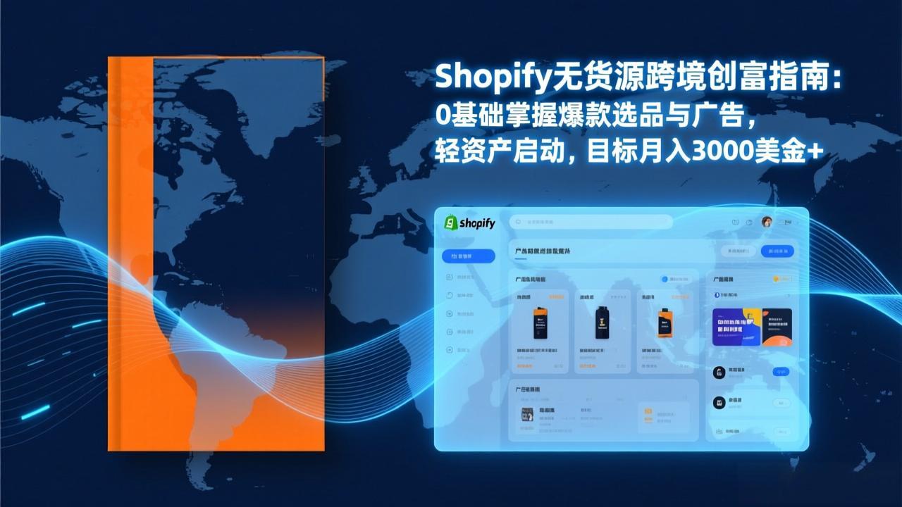 Shopify爆款打法实战：从选品到广告投放，复制爆款模型，驱动独立站月销售额破万刀-Ai创业网
