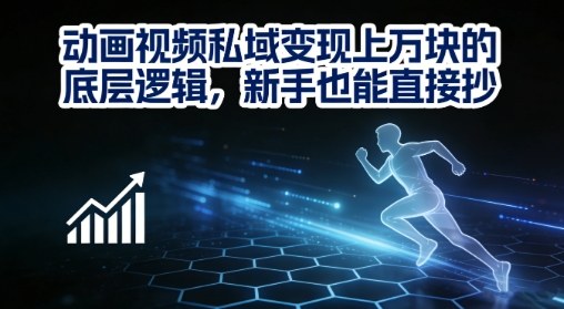 动画视频私域变现上W的底层逻辑，新手也能直接抄-Ai创业网