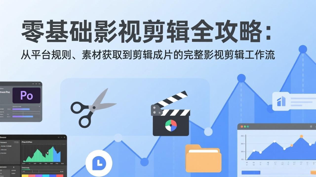 零基础影视剪辑全攻略：从平台规则、素材获取到剪辑成片的完整影视剪辑工作流-Ai创业网