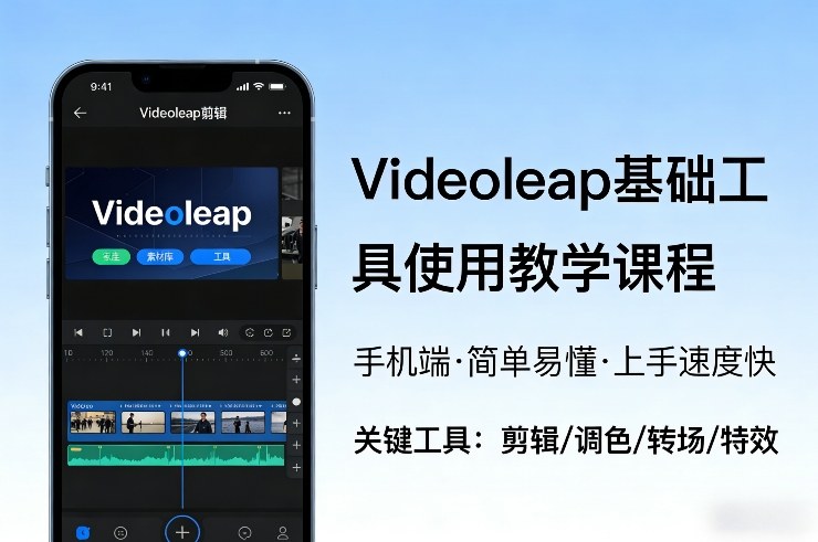 Videoleap基础工具使用教学课程，手机端视频剪辑教学，简单易懂，上手速度快-Ai创业网