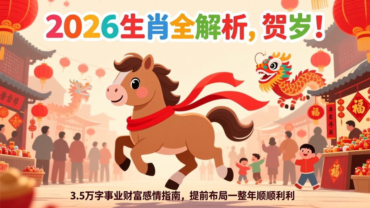 付费文章：贺岁！2026生肖全解析，3.5万字事业财富感情指南，提前布局一整年顺顺利利-Ai创业网