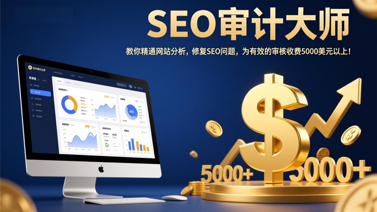 SEO审计大师：教你精通网站分析，修复SEO问题，为有效的审核收费5000美元以上！-Ai创业网