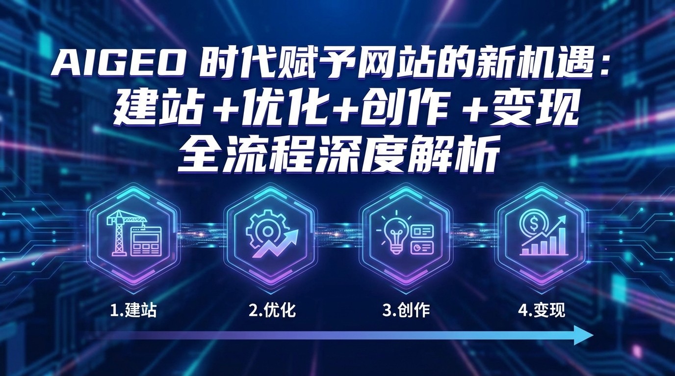 AIGEO+时代赋予网站的新机遇：建站+优化+创作+变现+全流程深度解析-Ai创业网