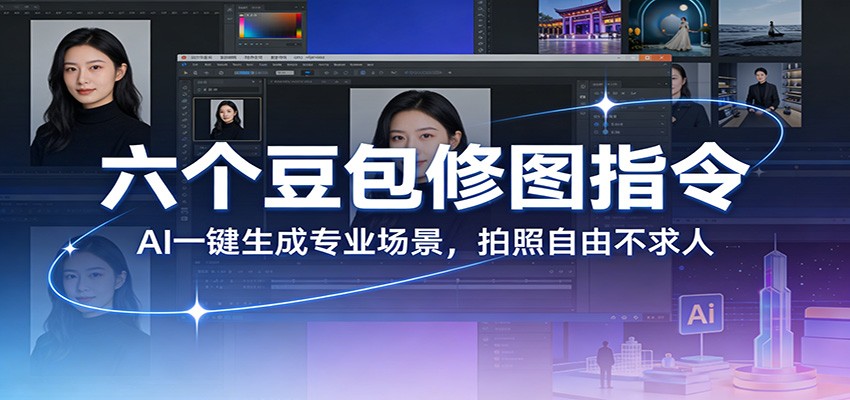 六个豆包修图指令：AI 一键生成专业场景，拍照自由不求人-Ai创业网