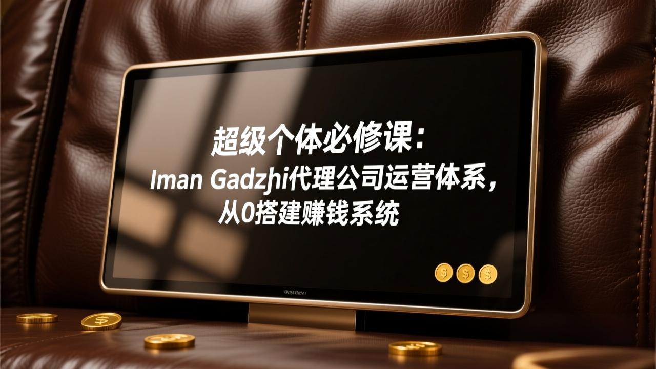 超级个体必修课：Iman Gadzhi代理公司运营体系，从0搭建赚钱系统-Ai创业网