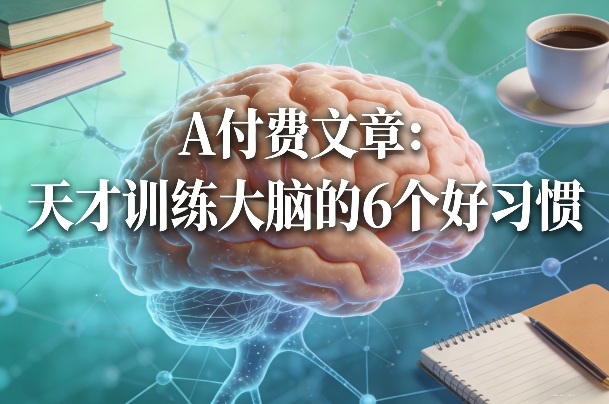 付费文章：天才训练大脑的6个好习惯-Ai创业网