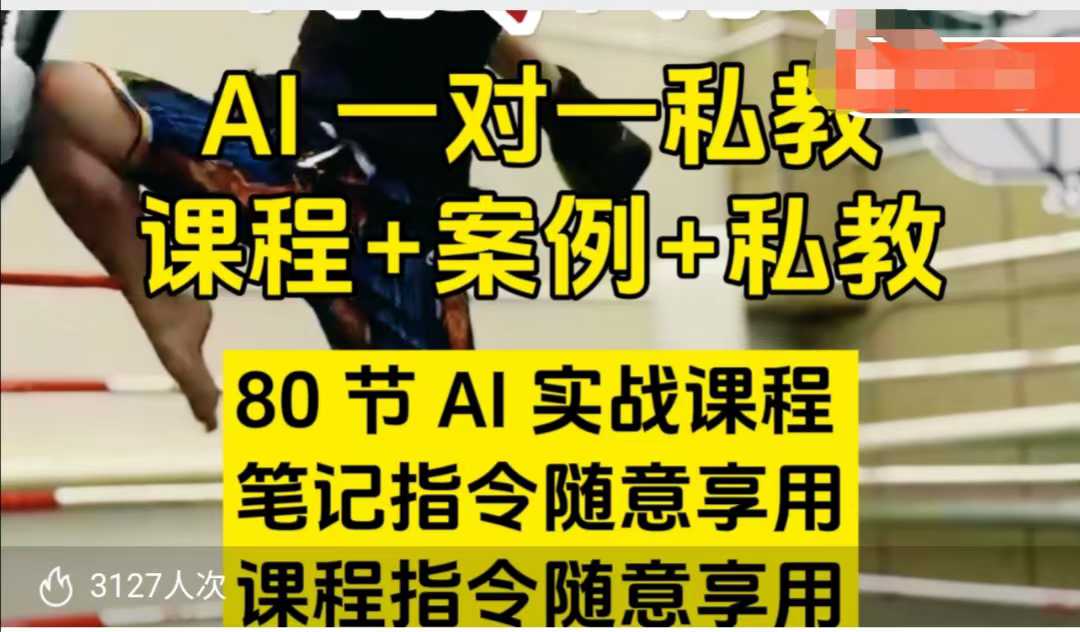 AI指令实战课，课程+案例，80节AI实战课程，笔记指令随意享用，课程指令随意享用(更新26年3月)-Ai创业网