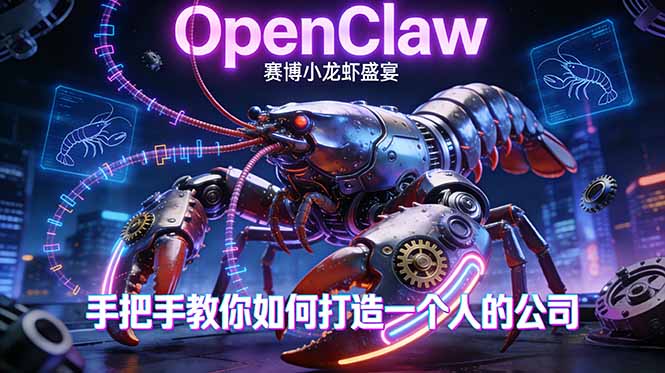 OpenClaw，小龙虾-从产品到爆款的成长之路，手把手教你如何打造一个人的公司-Ai创业网