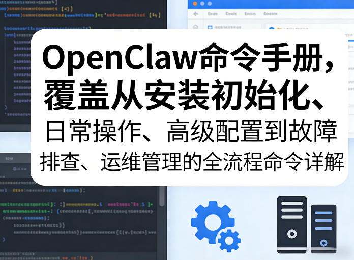 OpenClaw命令手册，覆盖从安装初始化、日常操作、高级配置到故障排查、运维管理的全流程命令详解-Ai创业网