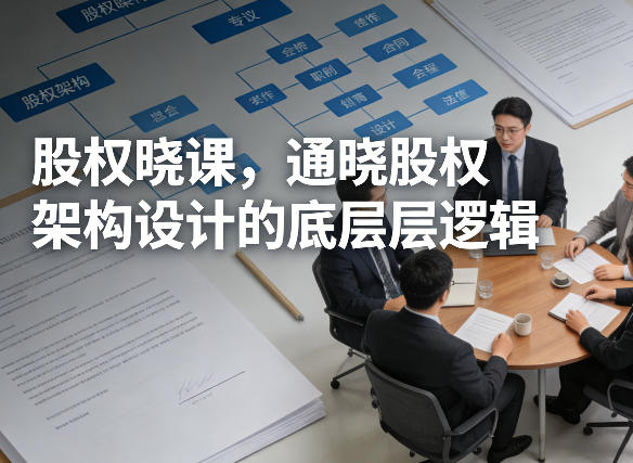 股权晓课，通晓股权架构设计的底层逻辑-Ai创业网