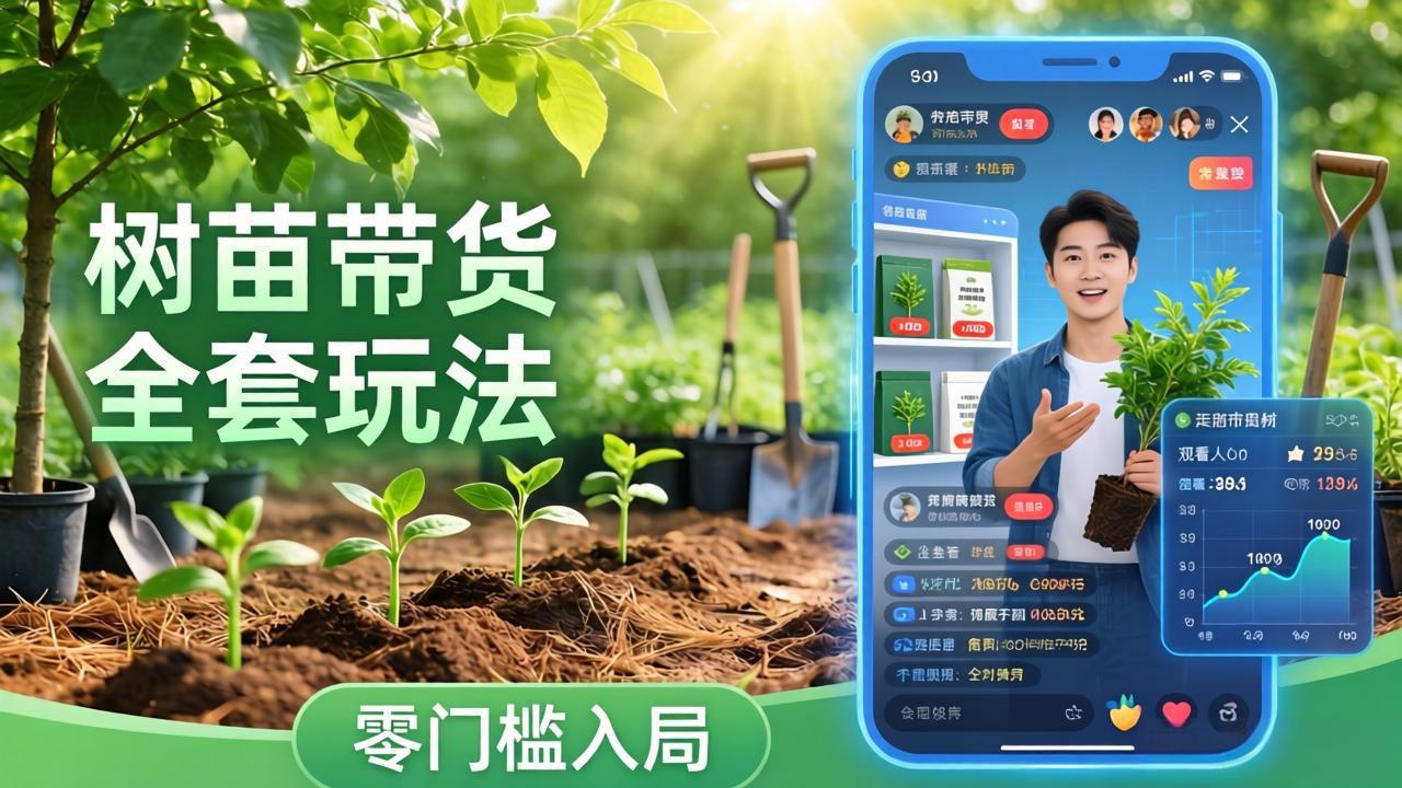 视频号AI树苗带货全套玩法：零门槛入局，掌握豆包、千问等AI工具制作树苗视频的全套流程-Ai创业网