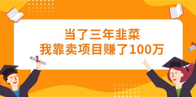 当了三年韭菜我靠卖项目赚了100万-Ai创业网