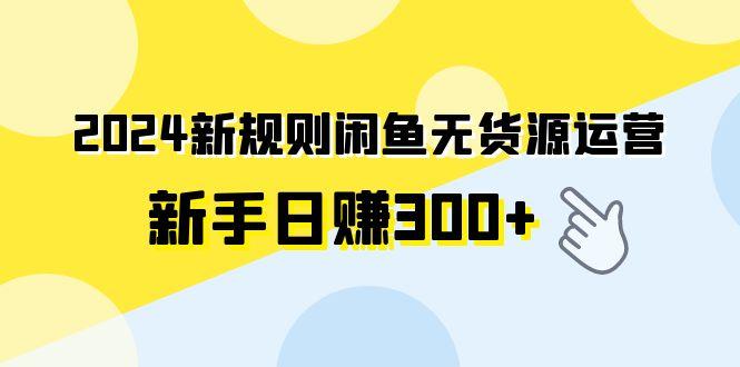 (9522期)2024新规则闲鱼无货源运营新手日赚300+-Ai创业网
