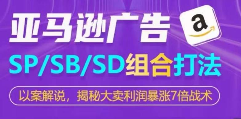 亚马逊SP/SB/SD广告组合打法，揭秘大卖利润暴涨7倍战术-Ai创业网