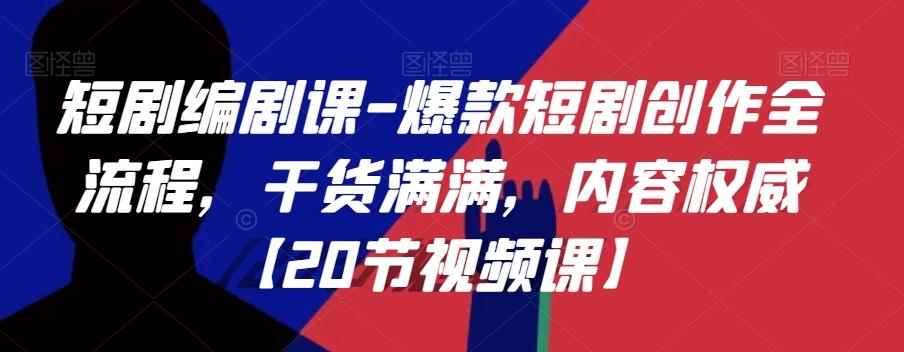 短剧编剧课-爆款短剧创作全流程，干货满满，内容权威【20节视频课】-Ai创业网