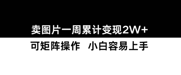 小红书【卖图片】一周累计变现2W+小白易上手-Ai创业网