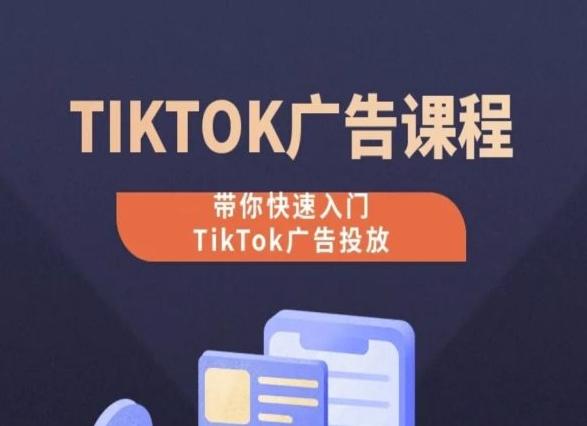 TikTok广告投放课程，从0-1实操课，带你快速入门TikTok广告投放-Ai创业网