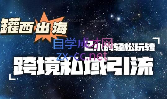 罐西老师·零基础学会跨境私域引流-Ai创业网