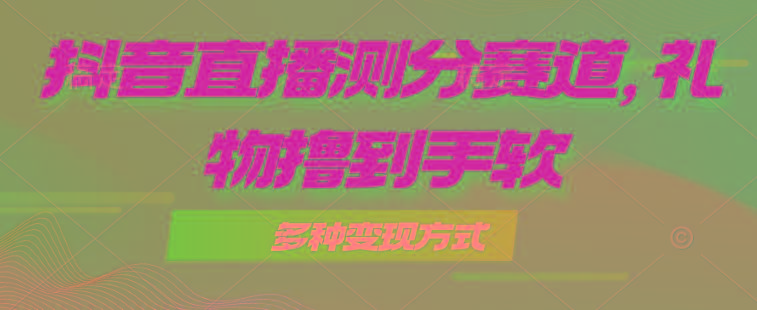 抖音直播测分赛道，多种变现方式，轻松日入1000+-Ai创业网