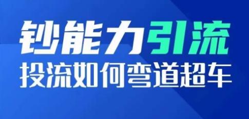 钞能力引流：投流如何弯道超车，投流系数及增长方法，创造爆款短视频-Ai创业网
