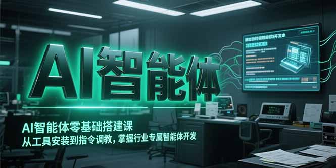 AI智能体零基础搭建课，从工具安装到指令调教，掌握行业专属智能体开发...-Ai创业网