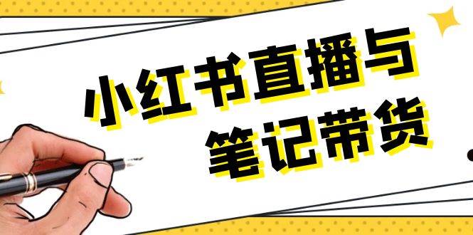 小红书直播与笔记带货：选品、上架、笔记写作、视频剪辑及直播话术等-Ai创业网