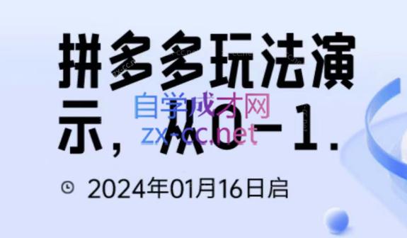 吴老师·拼多多从选品到截流到付费的玩法技巧-Ai创业网