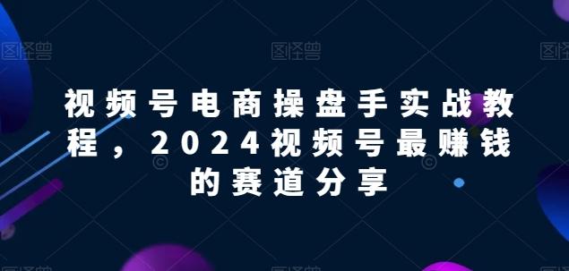 视频号电商实战教程，2024视频号最赚钱的赛道分享-Ai创业网