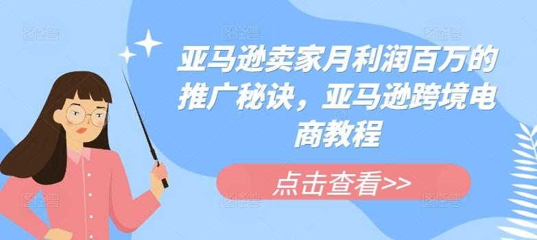 亚马逊卖家月利润百万的推广秘诀，亚马逊跨境电商教程-Ai创业网