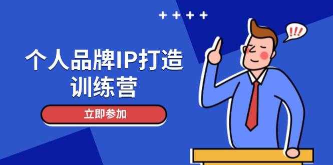 个人品牌IP打造训练营，打造人设吸粉话术，日增精准粉，玩转社群变现技巧-Ai创业网