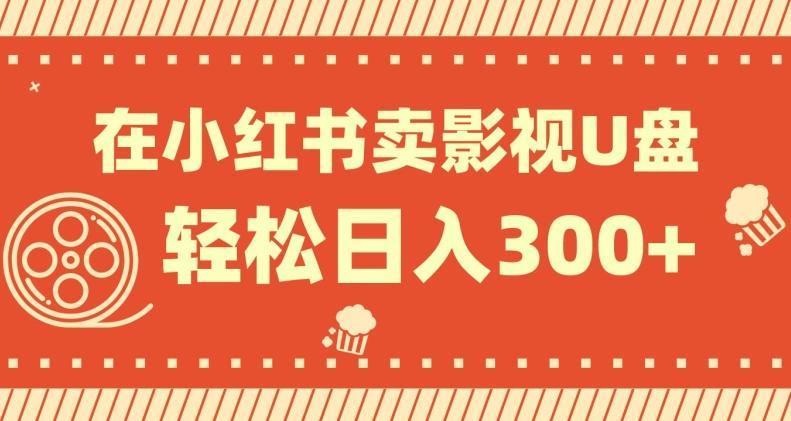 在小红书上卖影视U盘，轻松日入300+，操作简单，小白可轻松上手-Ai创业网