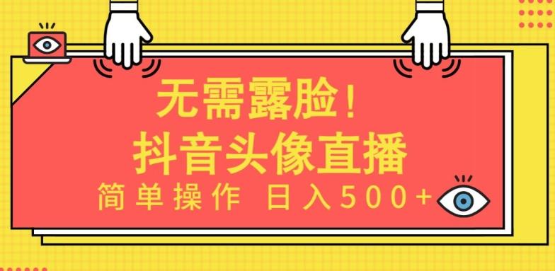 无需露脸，Ai头像直播项目，简单操作日入500+【揭秘】-Ai创业网