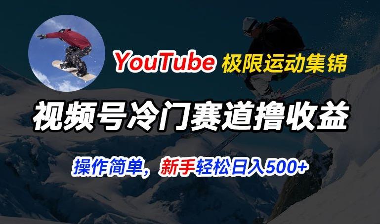 视频号冷门赛道撸收益，YouTube搬运极限运动集锦，暴力起号，操作简单流量高，轻松日入5张【揭秘】-Ai创业网